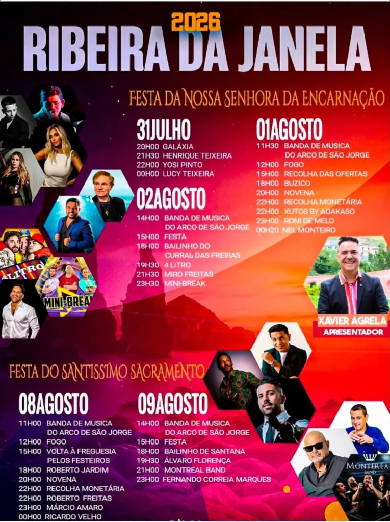 Festas de Ribeira da Janela (Senhora da Encarnação) 2026