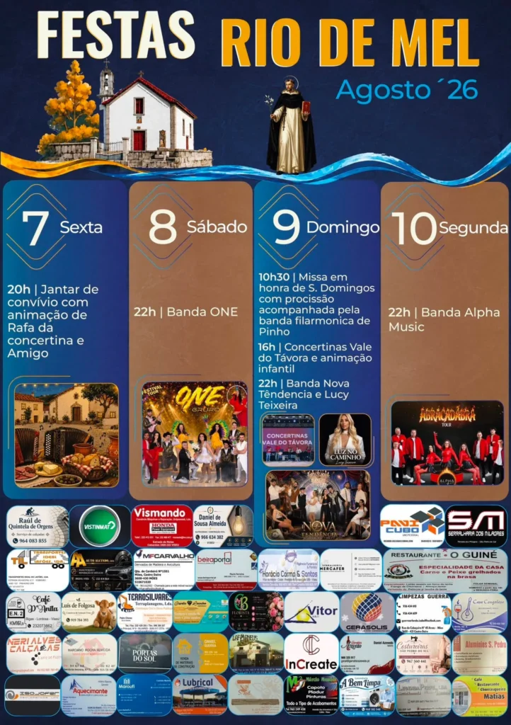 Festas de Rio de Mel 2026