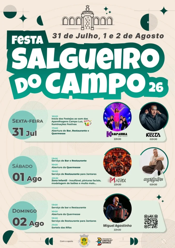 Festas de Salgueiro do Campo 2026
