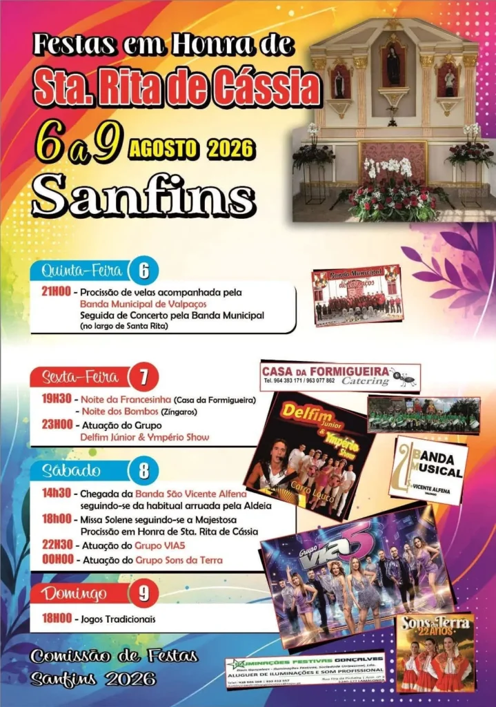Festas Do Vidago 2026 Agenda De Concertos