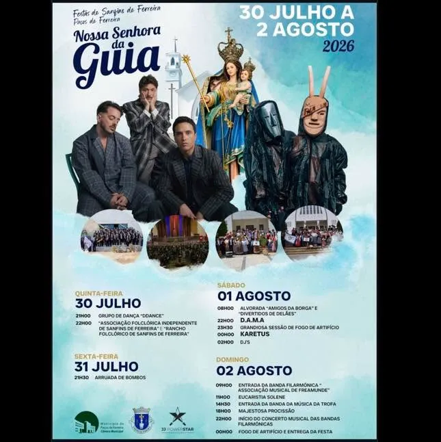 Festas de Sanfins de Ferreira (Senhora da Guia) 2026