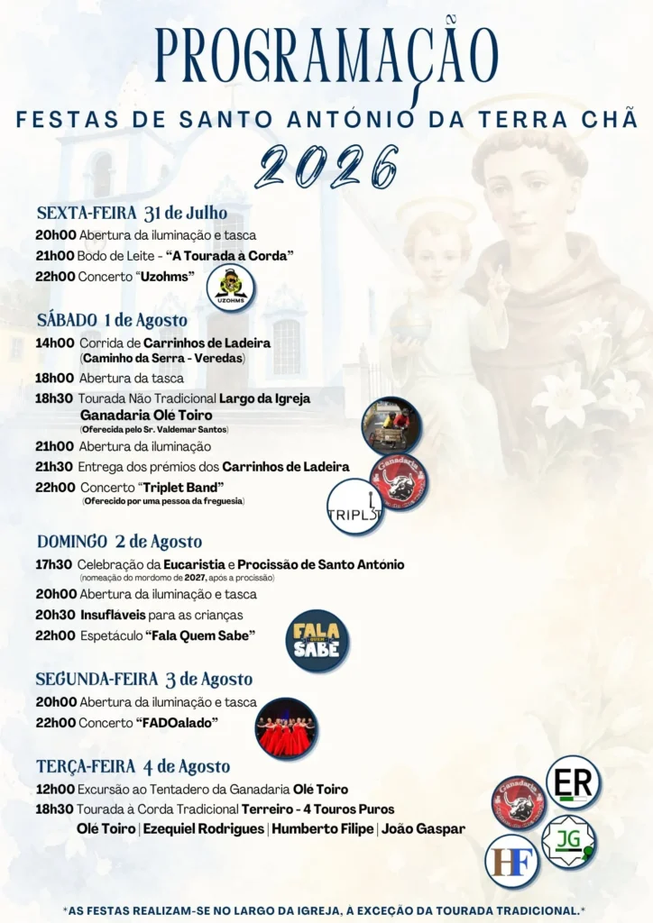 Festas de Terra Chã (Santo António) 2026