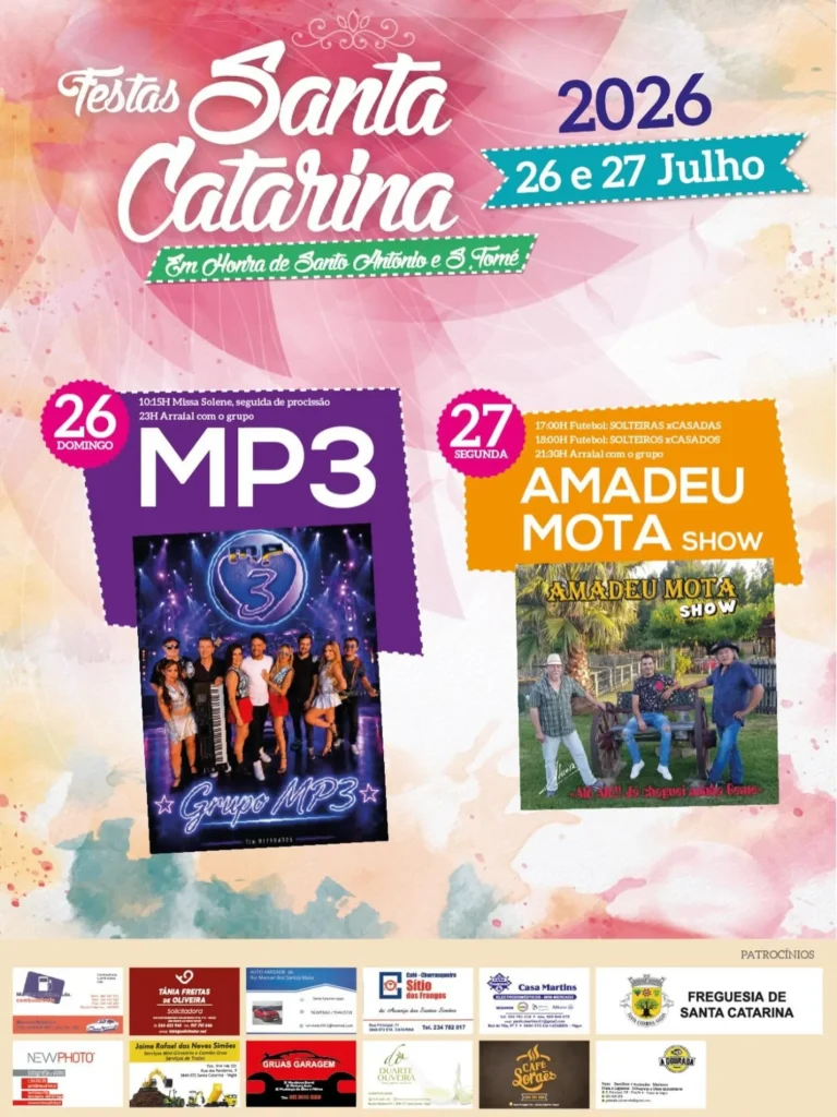 Festas de Santa Catarina, Vagos (Santo António) 2026