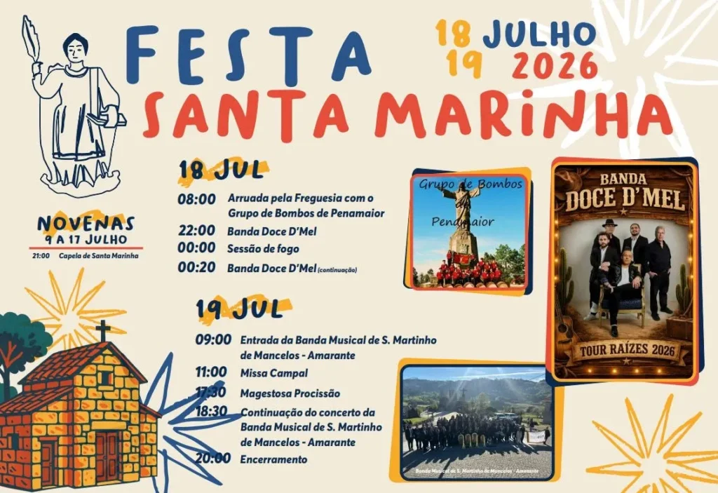 Festas de Paços de Ferreira (Santa Marinha) 2026