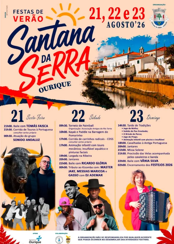 Festas de Santana da Serra, Ourique 2026