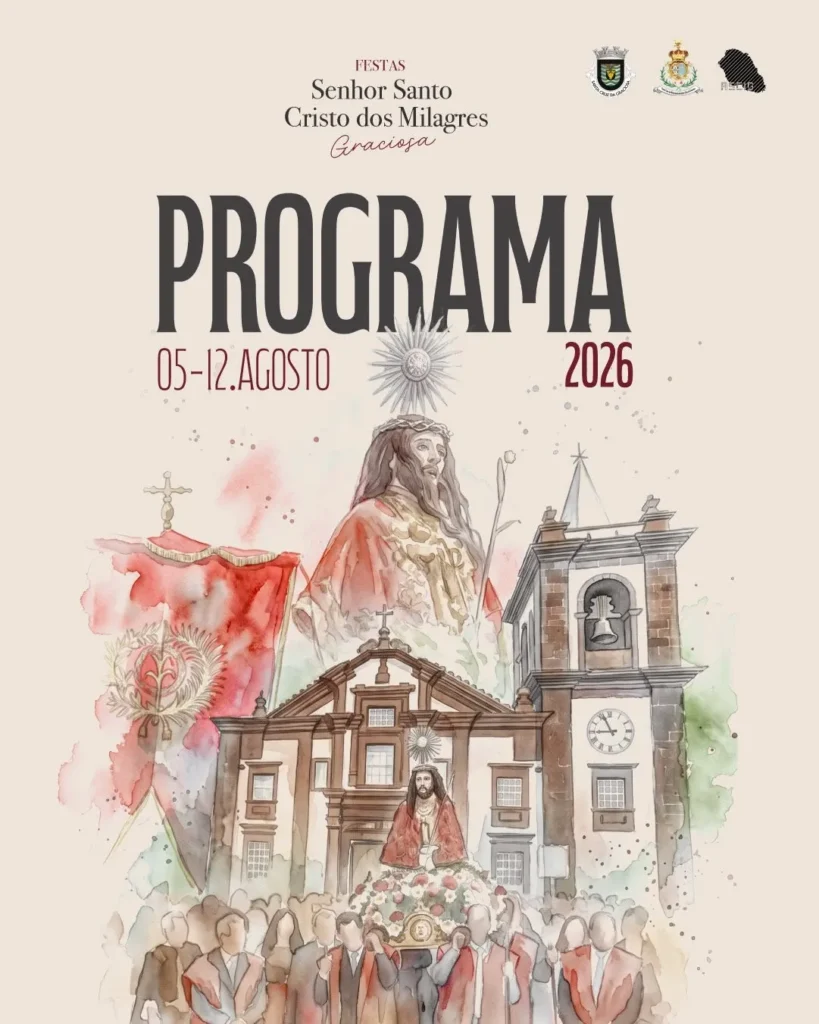 Festas do Santo Cristo dos Milagres 2026 em Santa Cruz da Graciosa