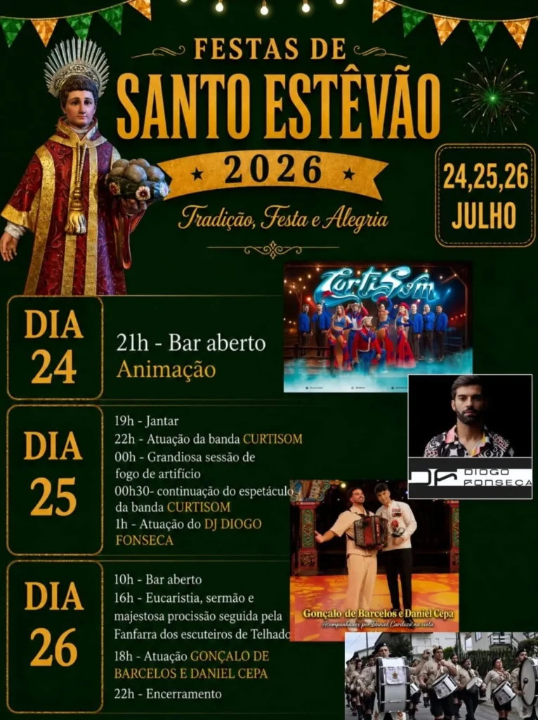 Festas de Santo Estêvão de Penso 2026