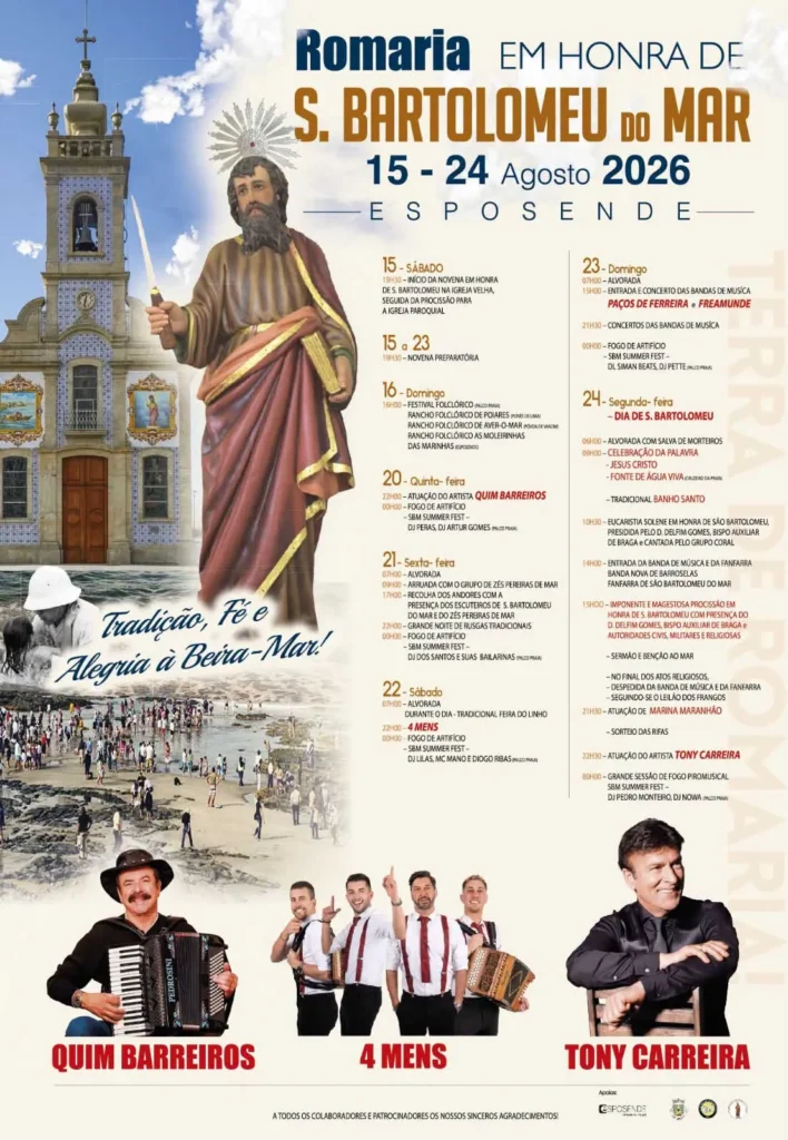 Festas de Esposende (São Bartolomeu do Mar) 2026