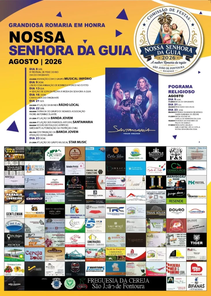 Festas de São João de Fontoura (Senhora da Guia) 2026