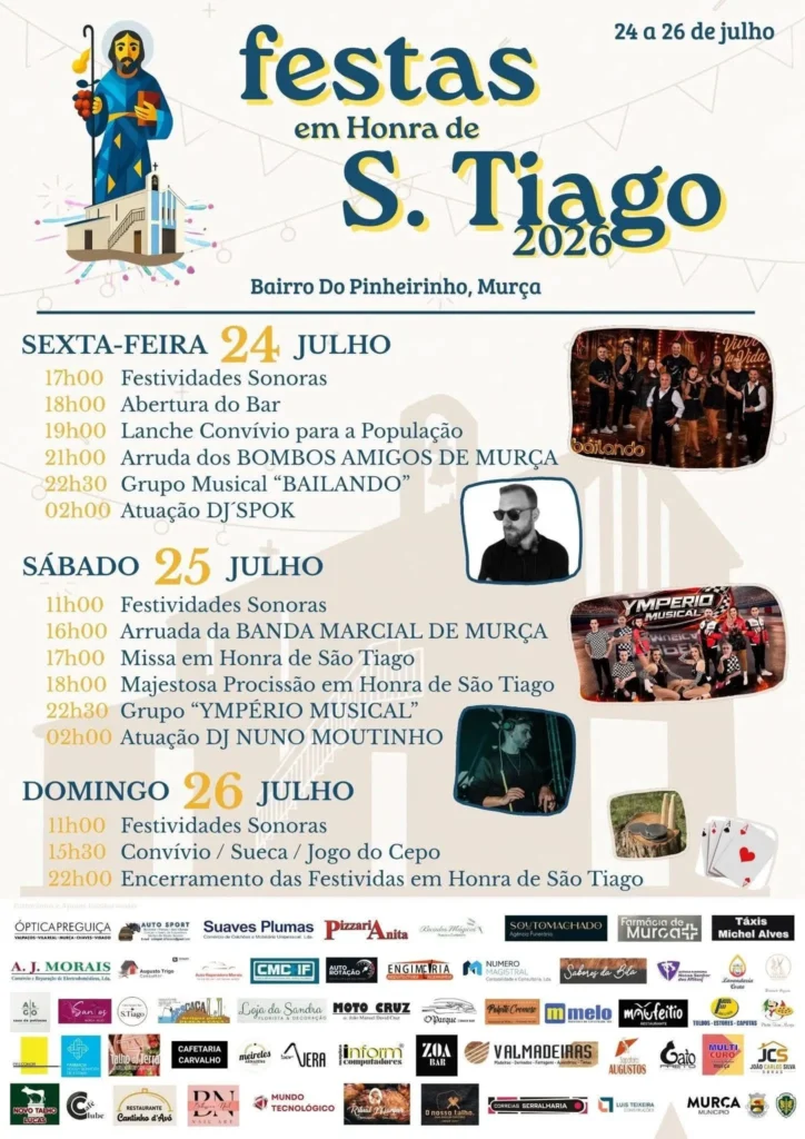 Festas de Murça (São Tiago) 2026