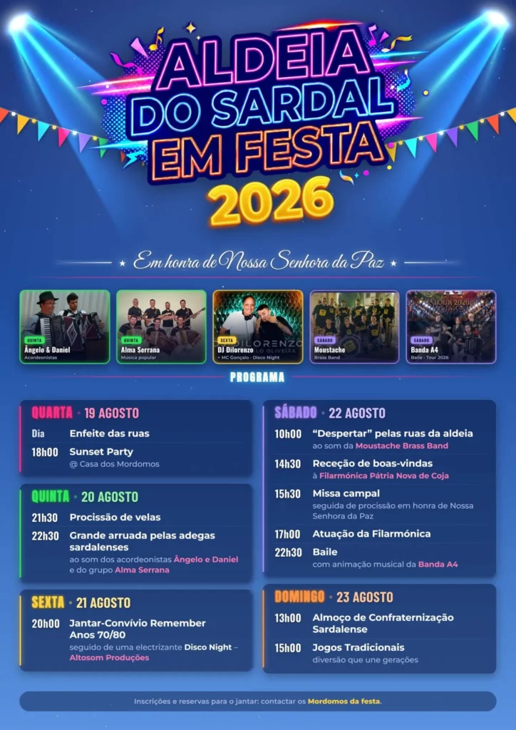 Festas de Sardal 2026