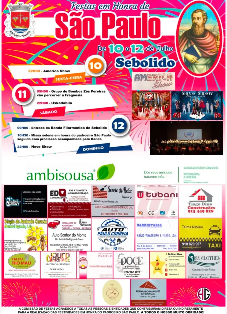 Festas de Sebolido (São Paulo) 2026