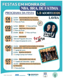 Festas de Lavra, Matosinhos (Senhora de Fátima) 2026