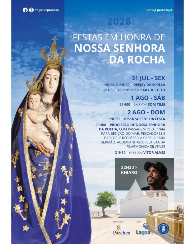 Festas de Porches (Senhora da Rocha) 2026