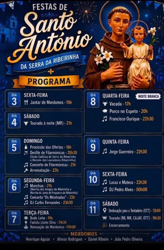 Festas da Serra Ribeirinha (Santo António) 2026