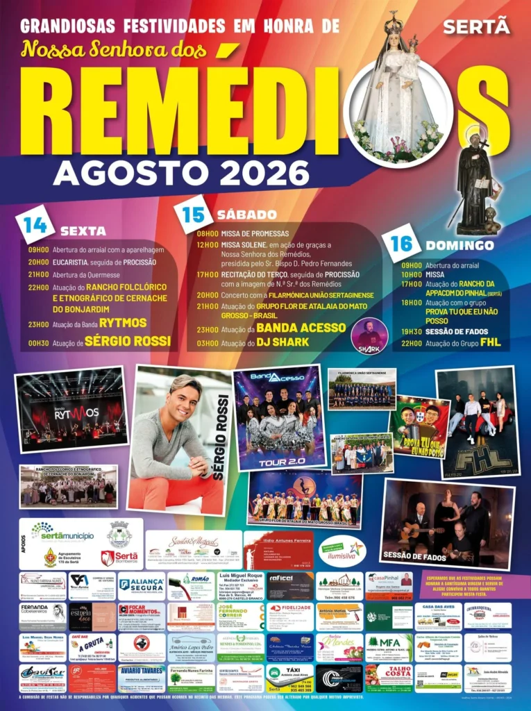 Festas de Sertã (Senhora dos Remédios) 2026