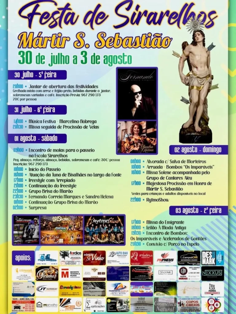 Festa de Sirarelhos (São Sebastião) 2026