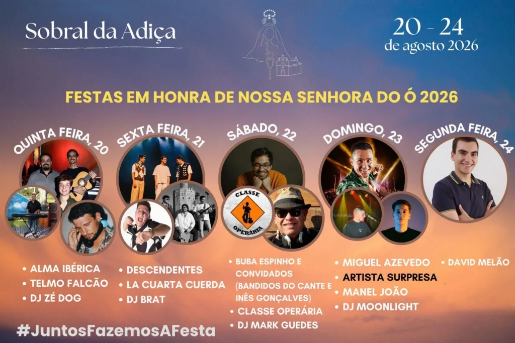 Festas de Sobral da Adiça (Senhora do Ó) 2026