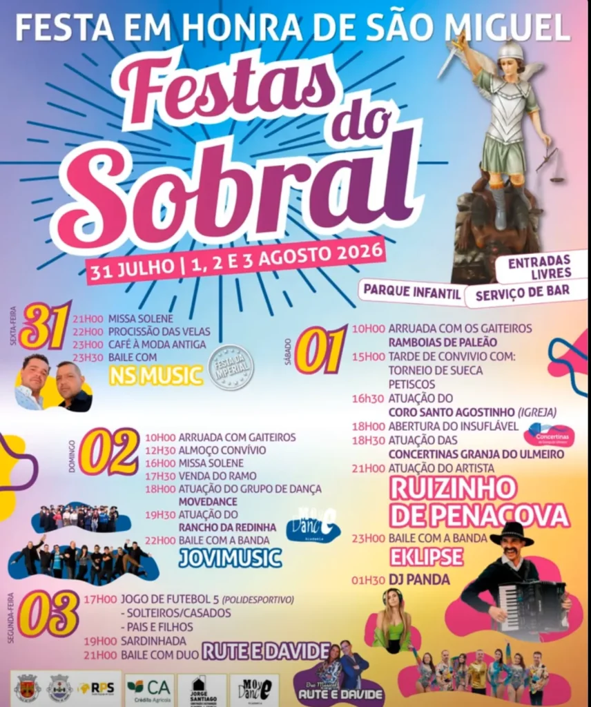 Festas de Sobral, Soure (São Miguel) 2026
