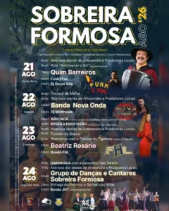 Festas de Sobreira Formosa (São Tiago) 2026