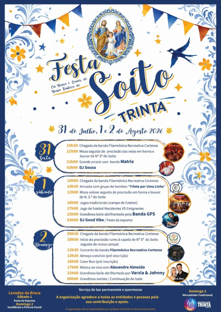 Festas de Trinta (Senhora de Soito) 2026
