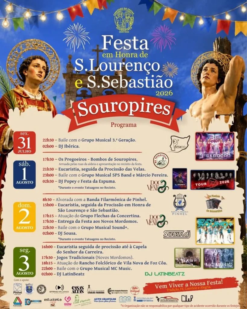 Festas de Souropires (São Lourenço) 2026
