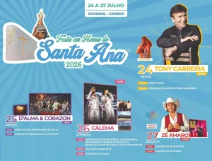 Festas de Sousanil, Canedo (Santa Ana) 2026