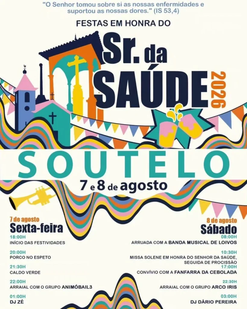 Festas de Soutelo, Vila Verde (Senhor da Saúde) 2026