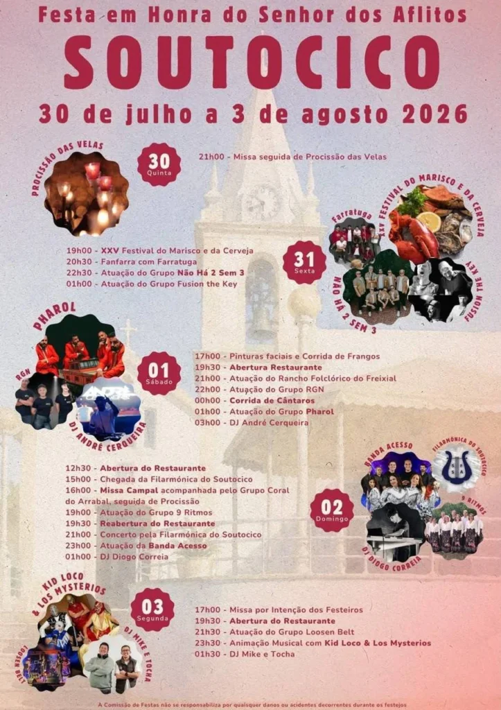 Festas de Soutocico (Senhor dos Aflitos) 2026