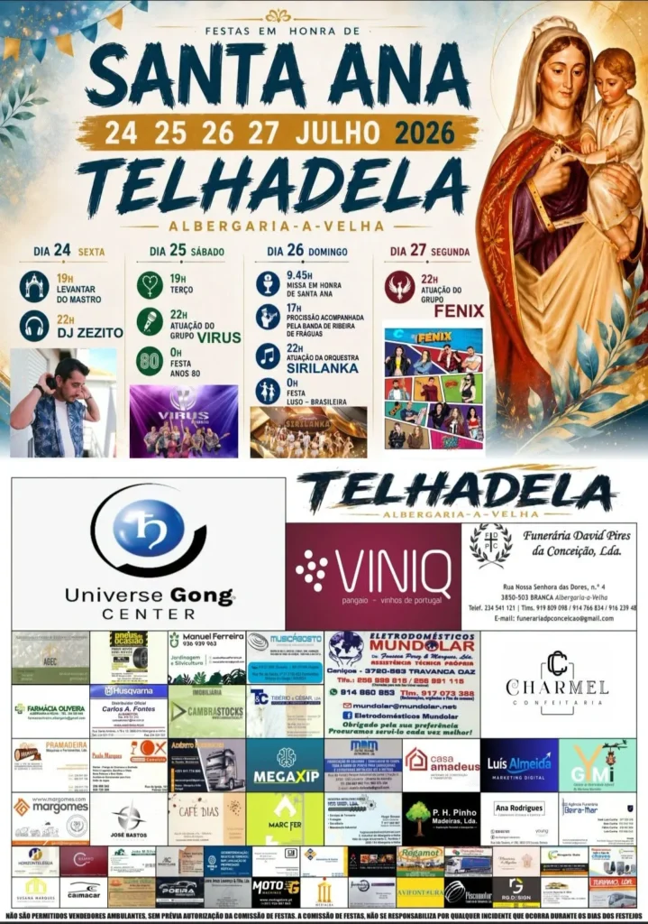 Festas de Telhadela (Santa Ana) 2026