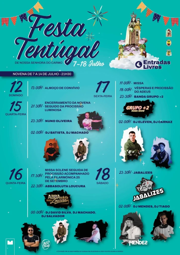 Festas de Tentúgal (Senhora do Carmo) 2026