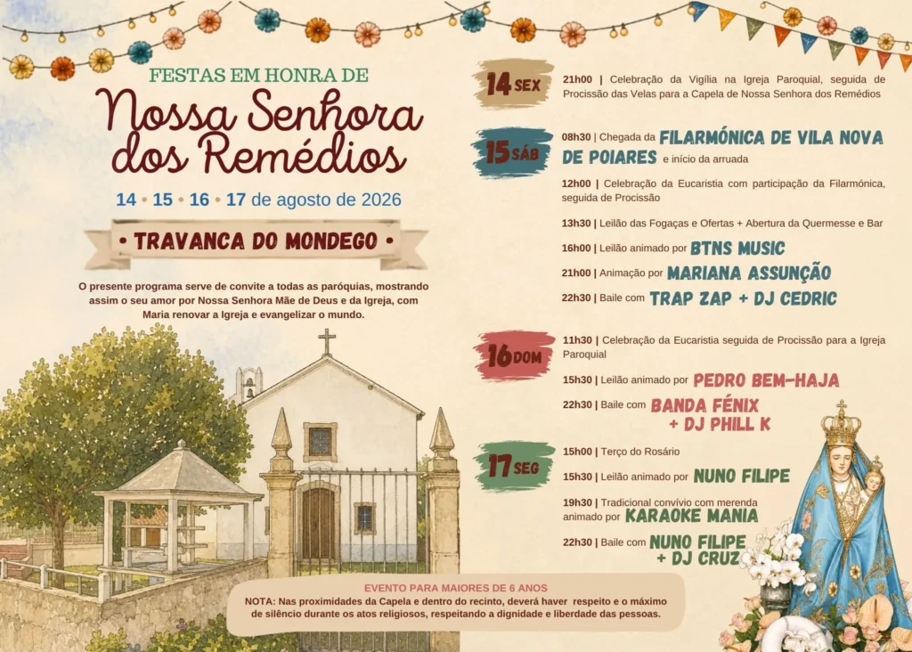 Festas de Travanca do Mondego (Senhora dos Remédios) 2026