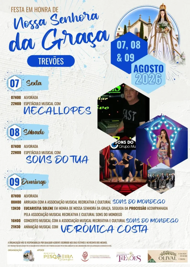 Festas de Trevões (Senhora da Graça) 2026