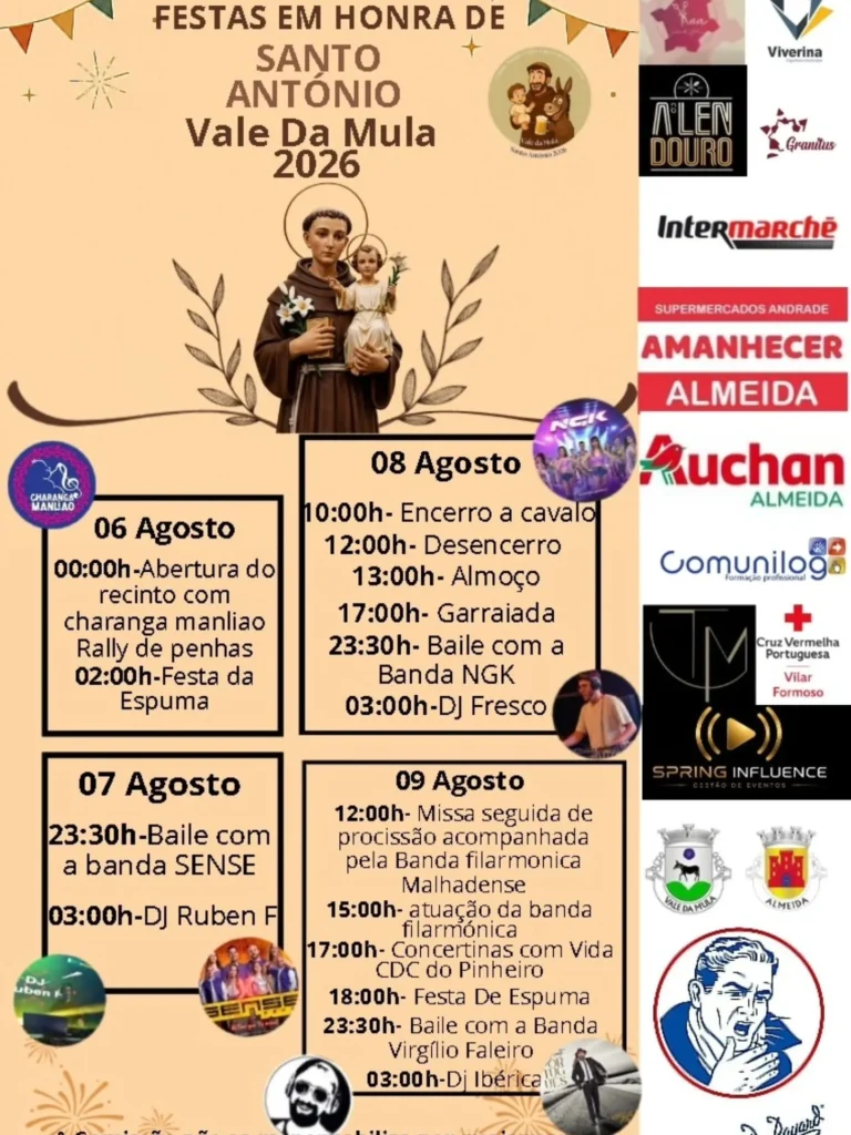 Festas de Vale da Mula (Santo António) 2026
