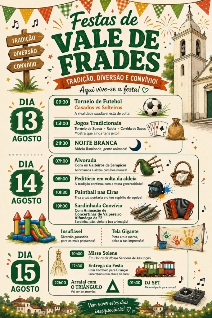 Festas de Vale de Frades 2026