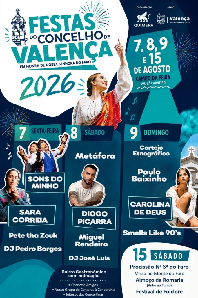 Festas de Valença (Senhora de Faro) 2026