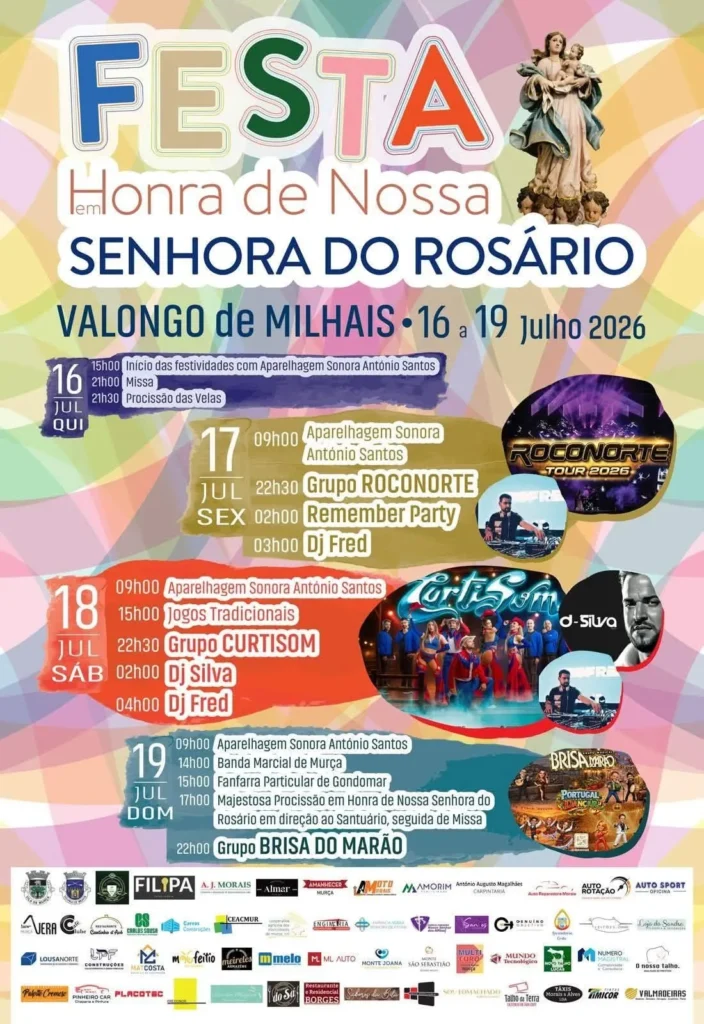 Festas de Valongo de Milhais (Senhora do Rosário) 2026