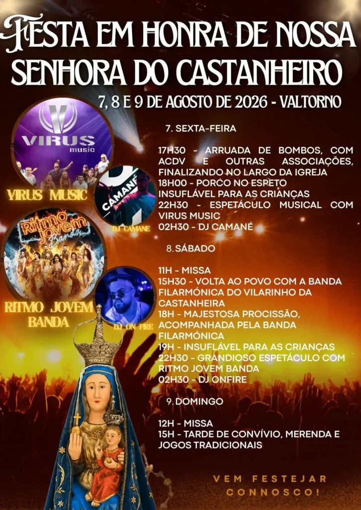 Festas de Valtorno (Senhora do Castanheiro) 2026