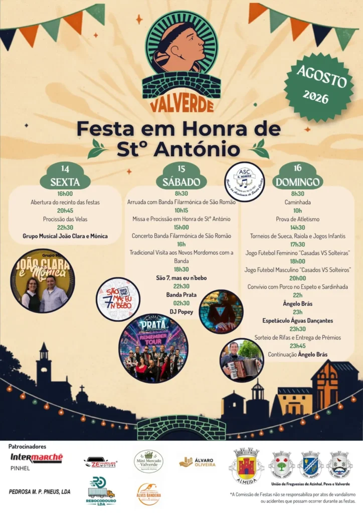 Festas de Valverde (Santo António) 2026