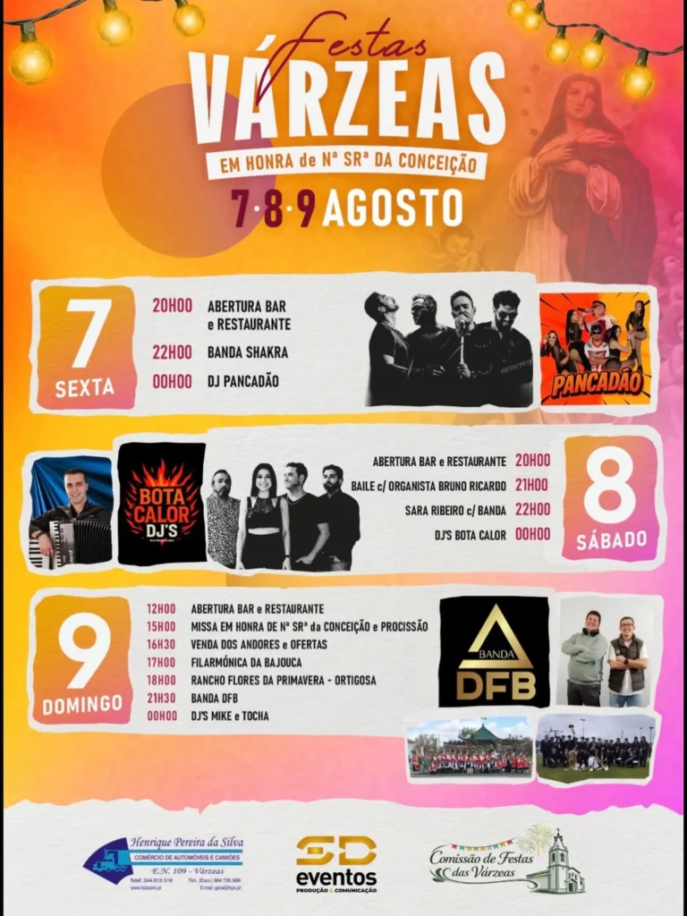 Festas de Várzeas (Senhora da Conceição) 2026
