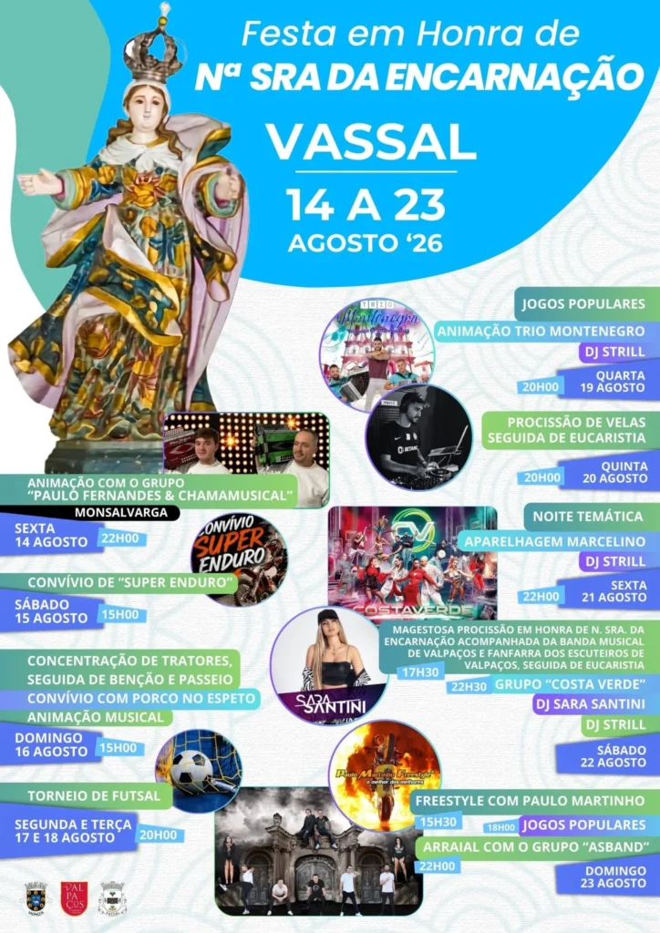 Festas de Vassal (Senhora da Encarnação) 2026