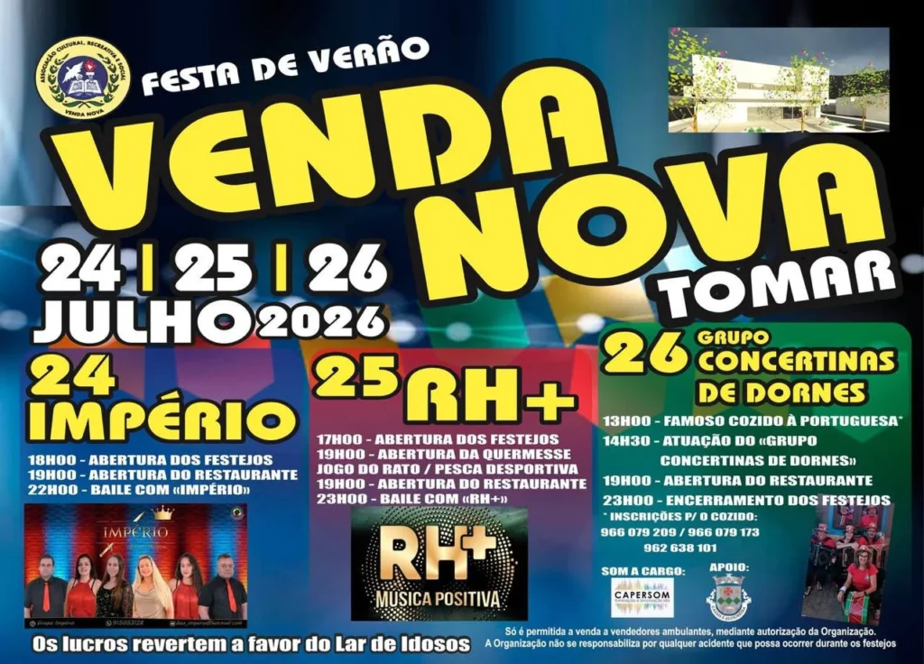 Festas de Venda Nova, Tomar 2026