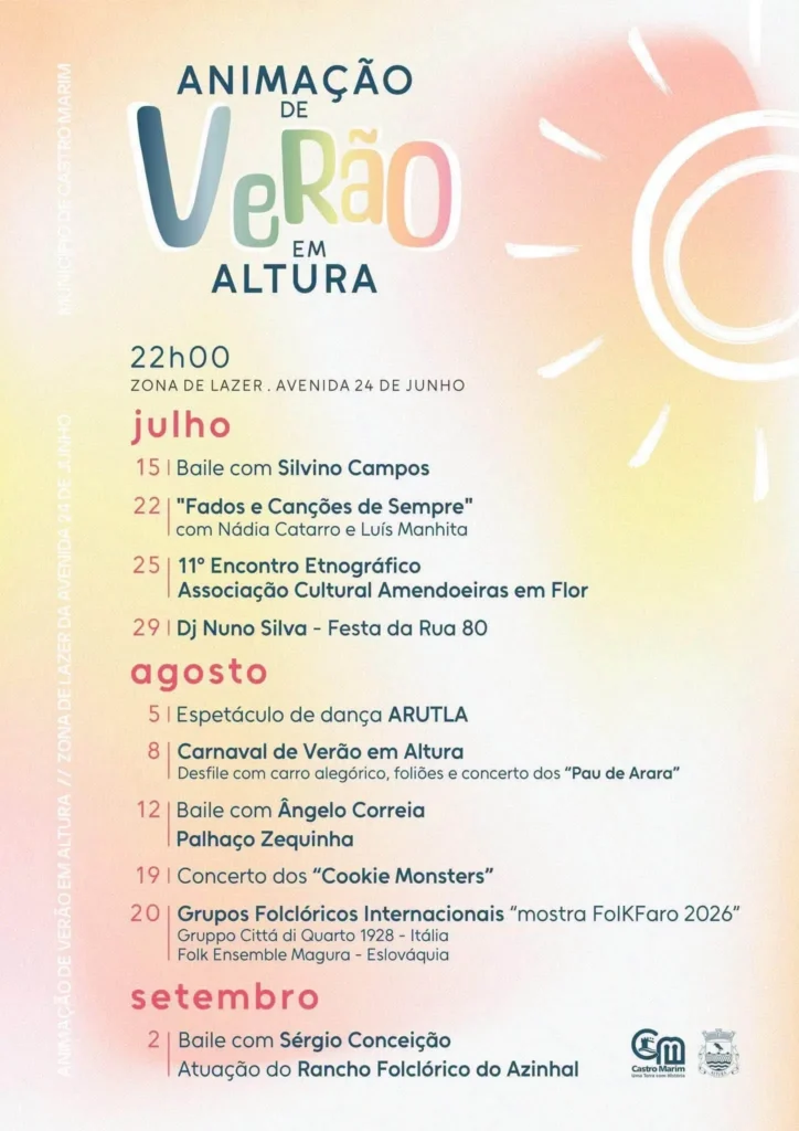 Concertos de Verão de Altura 2026