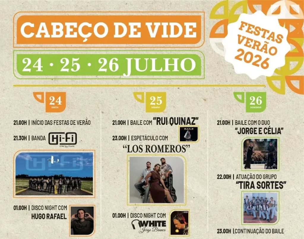 Festas de Cabeço de Vide (Verão) 2026