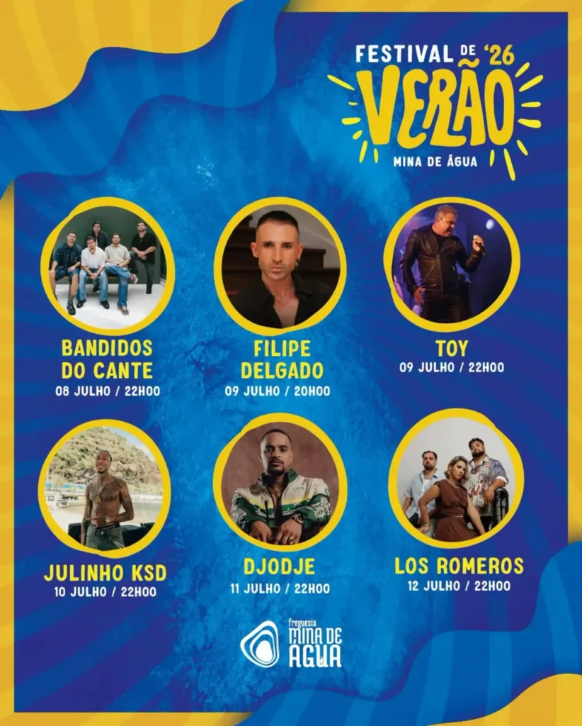 Festas de Mina de Água, Amadora (Festival de Verão) 2026