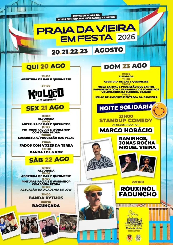 Festas da Praia da Vieira (Verão) 2026