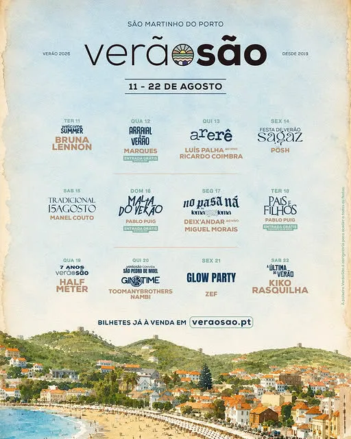 Festas de Verão de São Martinho do Porto 2026