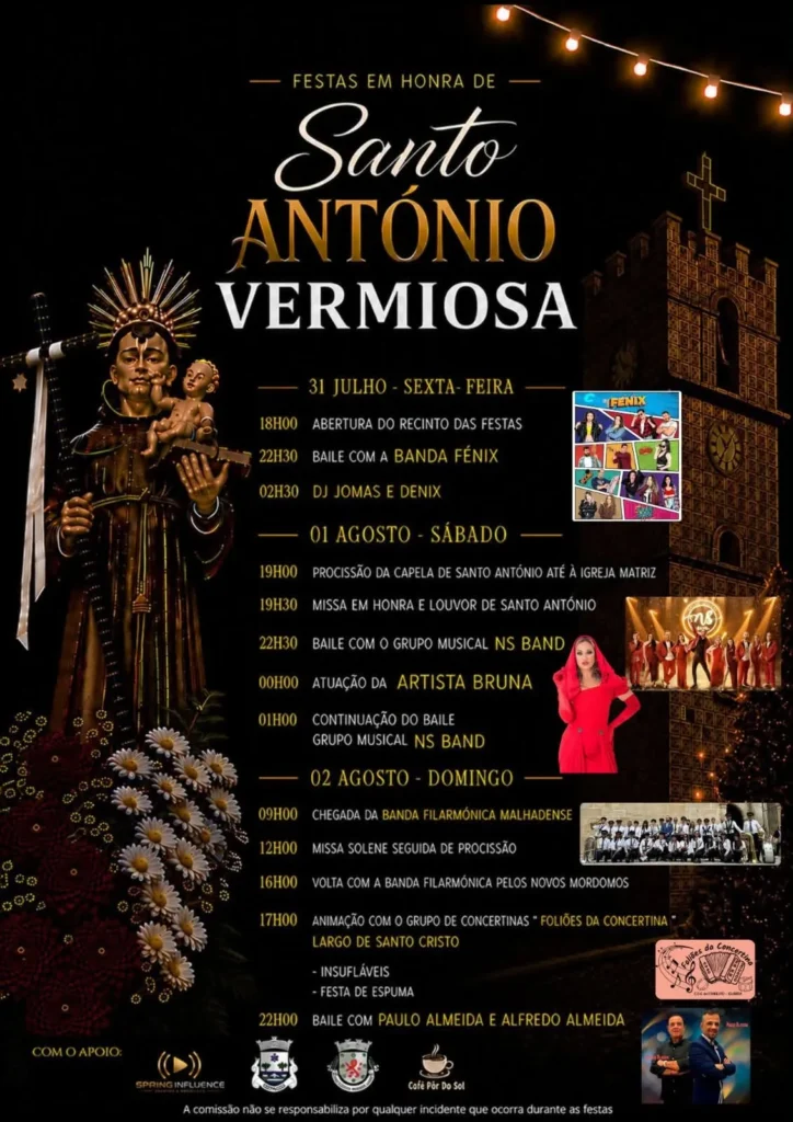 Festas da Vermiosa (Santo António) 2026