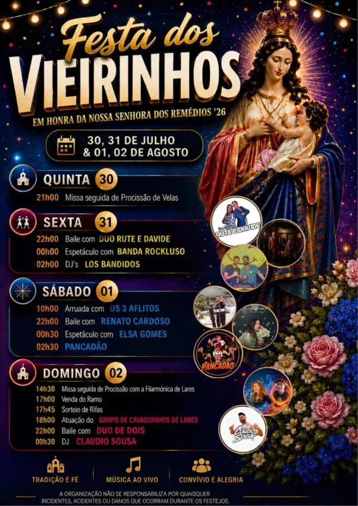 Festa dos Vieirinhos (Senhora dos Remédios) 2026