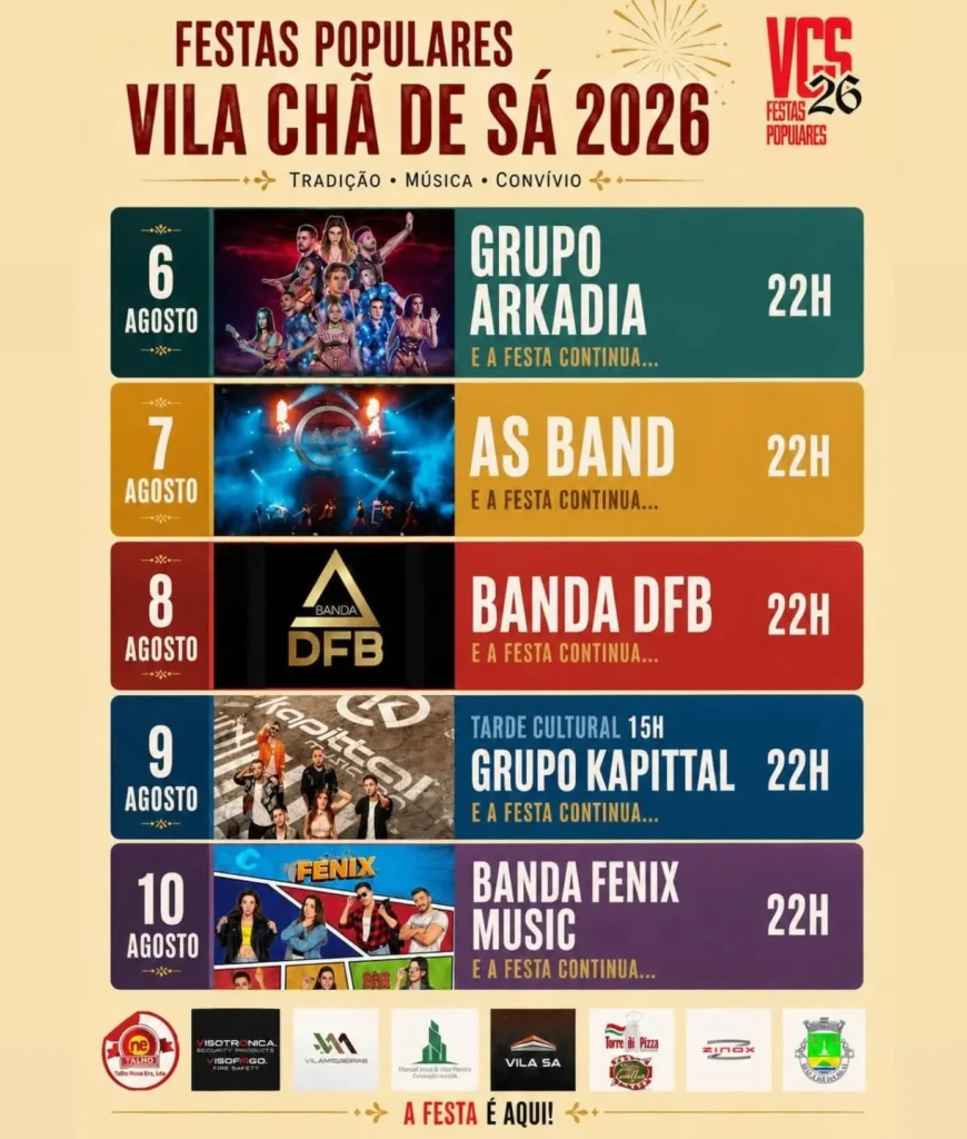 Festas de Vila Chã de Sá 2026